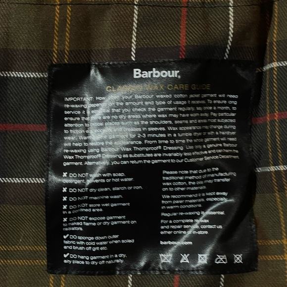 Barbour Ashby Waxed Jacket - Picture 7 of 8